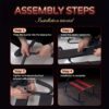 Alloy Frame Adult Toy Chair, Black Non-Electric Use, Elasticity Harness Accessory, Home Horse Style, 1pc - 图片 5