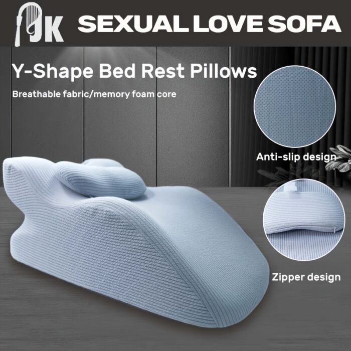 Sex Love Sofa, Sex Ramp Pillow | The Stealth Pleasure Wedge - Ergonomic Memory Foam For Deeper Intimacy & 75% Less Fatigue |Multi-Position Support | Hidden Toy Storage & Anti-Slip Fabric | Luxury Backrest | Available In 3 Colors - 图片 9