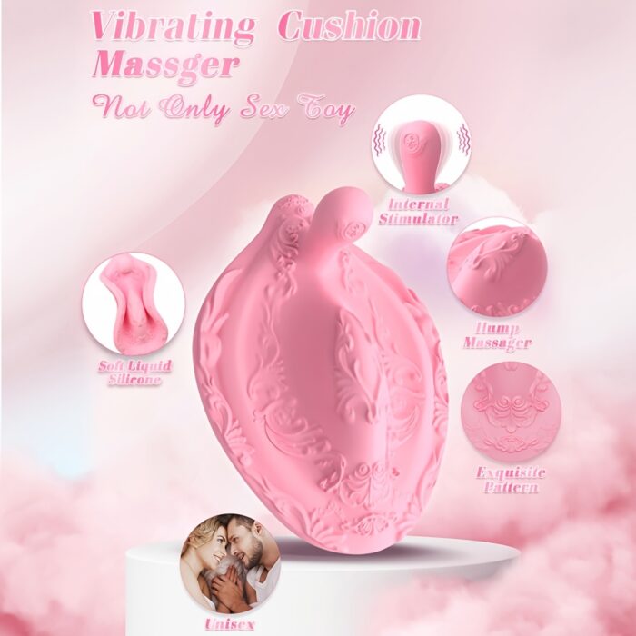 1pc Vibrating Cushion Adult Anal Sex Toy, Anal G Spot Stimulator Cushion, Liquid Silicone Dildo Vibrator Cushion With 12 Vibrating Modes Anal Massager For Men Women Couples - 图片 7