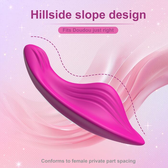 1pc Of Thong Wearable Vibrator, Female Adult Sex Toy, Butterfly Vibrator, Rose Sex Toy, Female Mini Underwear Vibrator, APP Control Stimulator, Adult Toy, With 9 Vibration Modes - 图片 6