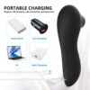 USB Rechargeable Deluxe Female Sucking Vibrator Sex Toys, 5 Frequency Sucking - Powerful, Quiet And Portable, Ergonomically Designed For Intimate Pleasure. - Image 6