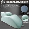 Sex Love Sofa, Sex Ramp Pillow | The Stealth Pleasure Wedge - Ergonomic Memory Foam For Deeper Intimacy & 75% Less Fatigue |Multi-Position Support | Hidden Toy Storage & Anti-Slip Fabric | Luxury Backrest | Available In 3 Colors - 图片 7