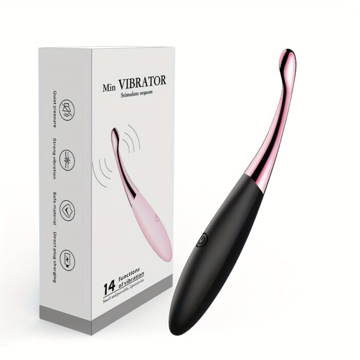 14 Frequency Female Masturbation Point Pen, Vibrator, Stimulator, Portable Handheld Female Vibrator, G-spot Breast Massage Masturbation Point Vibrator - 图片 8