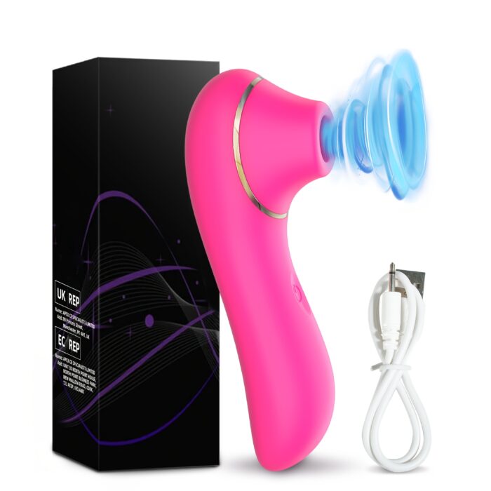 USB Rechargeable Deluxe Female Sucking Vibrator Sex Toys, 5 Frequency Sucking - Powerful, Quiet And Portable, Ergonomically Designed For Intimate Pleasure. - 图片 5