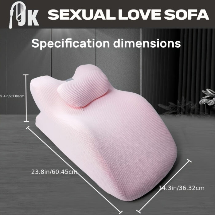 Sex Love Sofa, Sex Ramp Pillow | The Stealth Pleasure Wedge - Ergonomic Memory Foam For Deeper Intimacy & 75% Less Fatigue |Multi-Position Support | Hidden Toy Storage & Anti-Slip Fabric | Luxury Backrest | Available In 3 Colors - 图片 6