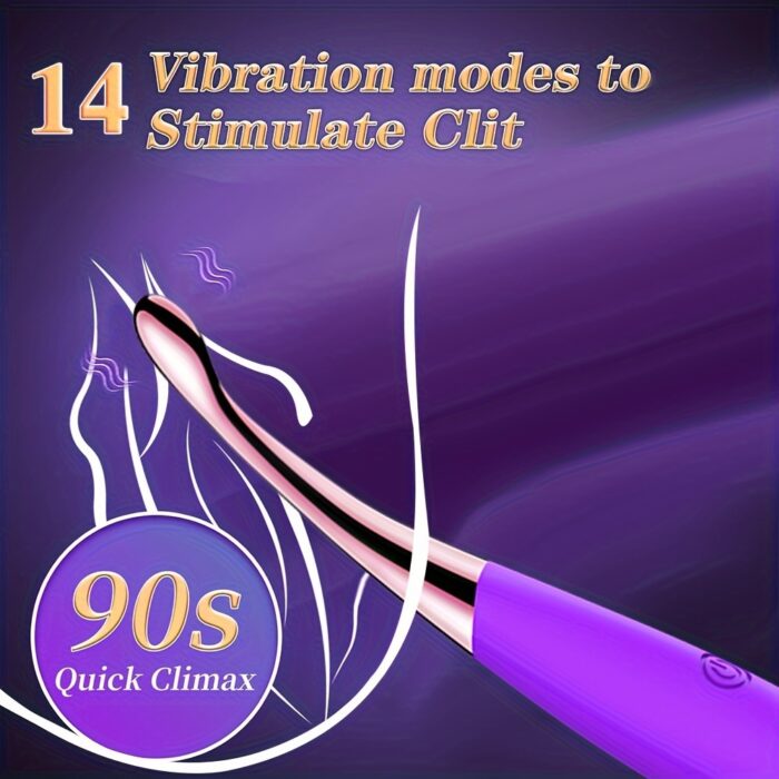 14 Frequency Female Masturbation Point Pen, Vibrator, Stimulator, Portable Handheld Female Vibrator, G-spot Breast Massage Masturbation Point Vibrator - 图片 7