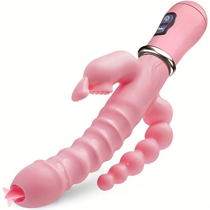 1pc Vibrating Stick Massager 3in 1 G-spot vibrator with 12 different vibration modes, adult toy simulating penis sex toys suitable for female couples - 图片 3