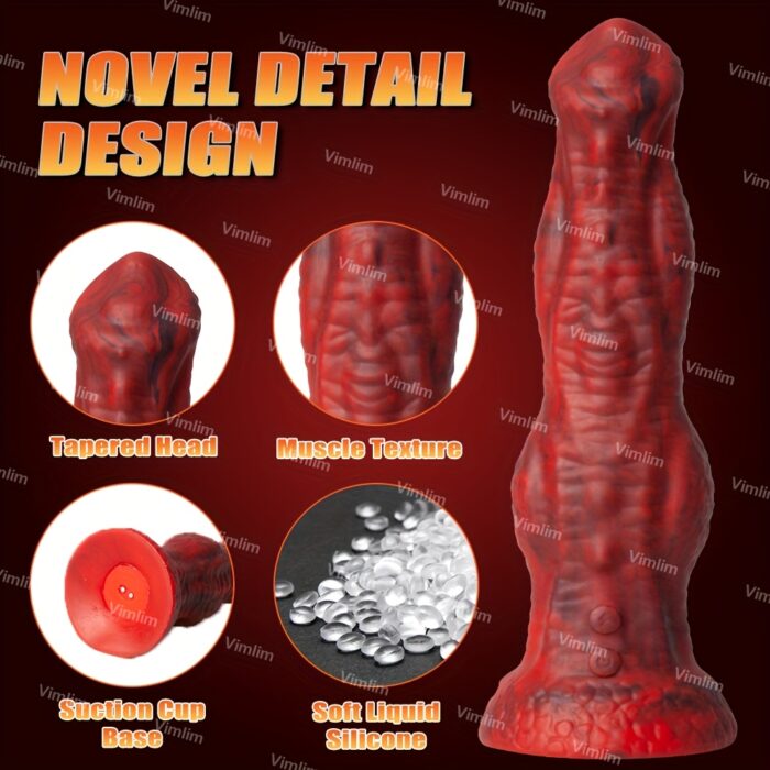 Dildo - Remote Control 8.86 Inch Big Monster Dildos Female Sex Toys, Realistic Thrusting Dildo Vibrator With 3 Thrusting & 10 Vibration Mode, Liquid Silicone G Spot Vibrator Adult Sex Toys With Suction Cup For Women - 图片 4