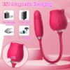 Rose Sex Toy Dildo Vibrator: 3-in-1 Rose Sex Stimulator for Women with 10 Sucking & Thrusting Dildo G-Spot Vibrators - Adult Sex Toys for Couples - Image 5