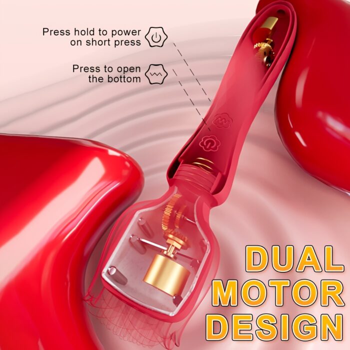 1pc Vibrator Wand Female Rose Sex Toy, Clit Stimulator Vibrators Adult Sex Toys for Clitoral Nipple G Spot Massager with 10 Vibration Modes, Magic Wand with Wrapping Vibrating Design for Women Couple Sex Games - 图片 4
