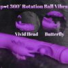 1pc Realistic Dildo G Spot Vibrator Female Sex Toy, Rotation And Vibrating Butterfly Clitoral Stimulator Adult Sex Toys Dildos, Rabbit Vibrators For Women And Couple - Image 3