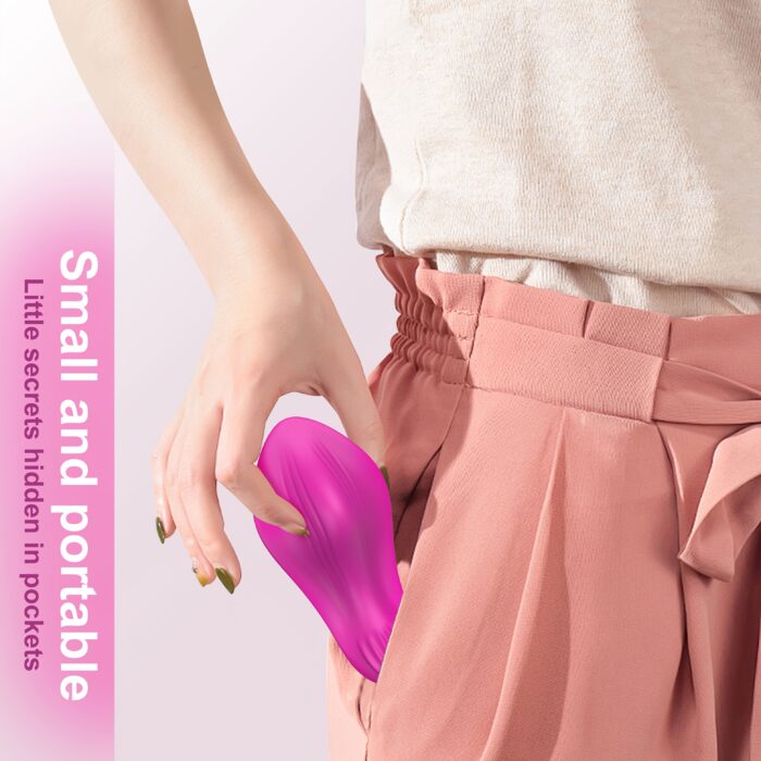 1pc Of Thong Wearable Vibrator, Female Adult Sex Toy, Butterfly Vibrator, Rose Sex Toy, Female Mini Underwear Vibrator, APP Control Stimulator, Adult Toy, With 9 Vibration Modes - 图片 3