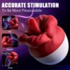 3-in-1 Sexy Rose Clitoral Vibrator - Multi-Functional Oral Sucking, Portable Pussy Licking Massage, Silent Clitoral Stimulation, and Licking Stress Relieving - Designed for Womens Pleasure and Satisfaction, Ideal for Solo Play or Couples Intimacy - 图片 3