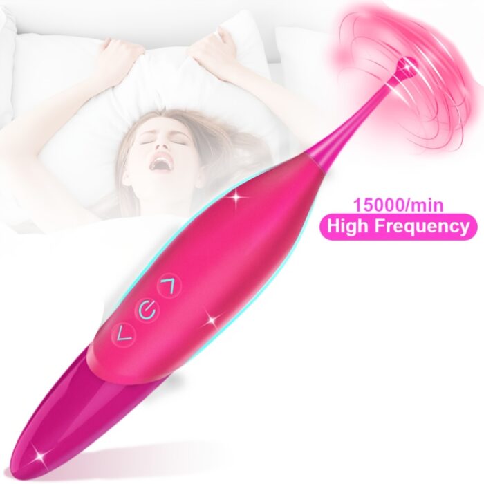1pc High Frequency Powerful Female Vibrating Clitoral G Spot Stimulator With Whirling Motion - Adult Toys For Women Couples - 图片 4