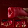 1pc Male Vibrating Oral Masturbation Cup, 10 Frequencies with Tongue Licking Mouth and Tight Soft Vagina, Strong Clamping Suction, 5D Vagina and Deep Throat Love, Lipstick Mouth Fun, Male Toys, Penis Trainer Exerciser, Airplane Cup - 图片 2