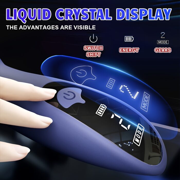 1pc Electric Male Masturbator Penis Trainer Vibrator Sex Toy, Soft Silicone Dildo Massager Sex Machine with 9 Vibration Modes, Realistic Finger Wrapping Vibrating Penis Stroker Adult Sex Toys for Men Couple - 图片 4