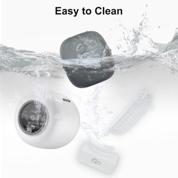 DOEL Smart Self-Cleaning Automatic Cat Litter Box with App Control & 2.4G WiFi, 17.17gal Large Capacity, Litter Mat & Trash Bags, Infrared & Gravity Sensors, Sleek White Oval Design for Cats 3.3-15 lbs, Self Cleaning Litter Box, Wireless Connectivity Pet Device, Self Cleaning Toilet, Stylish Pet Product, Highquality Pet Product, Wifi Enabled, Cat Owners - 图片 3