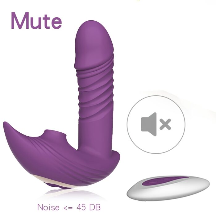 [9 Modes Sucking Vibrator] 9 Vibrating Sucker 9 Thrusting Dildo Modes Clitoral G Spot Vibrators - Sucking Stimulation Vibrator for Women - Adult Sex Toy for Woman Female Couples - 图片 3