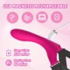 10 Vibrating Modes Wearable Head-Mounted 1pc Strap-On Face Chin Harness Vibrator Dildo - G-Spot Stimulation Adult Sex Toy For Women Couples - Image 3