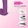 [9 Modes Sucking Vibrator] 9 Vibrating Sucker 9 Thrusting Dildo Modes Clitoral G Spot Vibrators - Sucking Stimulation Vibrator for Women - Adult Sex Toy for Woman Female Couples - Image 2