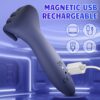 1pc Electric Male Masturbator Penis Trainer Vibrator Sex Toy, Soft Silicone Dildo Massager Sex Machine with 9 Vibration Modes, Realistic Finger Wrapping Vibrating Penis Stroker Adult Sex Toys for Men Couple - Image 3