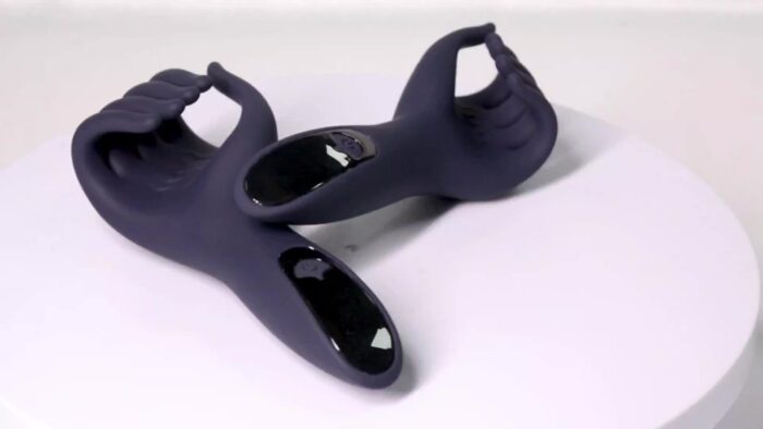 1pc Electric Male Masturbator Penis Trainer Vibrator Sex Toy, Soft Silicone Dildo Massager Sex Machine with 9 Vibration Modes, Realistic Finger Wrapping Vibrating Penis Stroker Adult Sex Toys for Men Couple - 图片 2