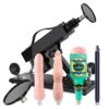 Dildo - Automatic Sex Machine Thrusting Machine For Male And Femal Love Machine Adult Sex Toy 3XLR Connector Thrusting Dildo Machinegun For Senior Player Thruster With 5 Attachments