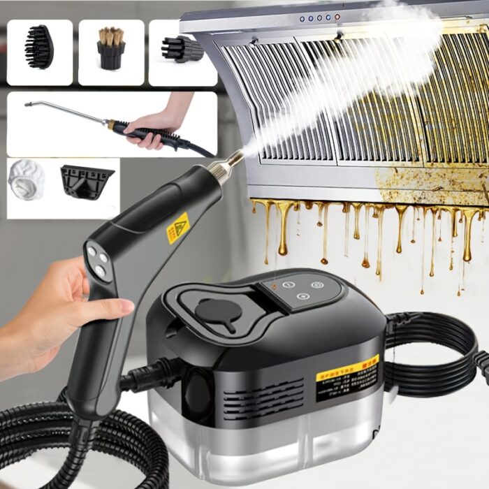 High Pressure Steam Cleaner - Handheld, 1500W, 110V, US Plug, Ideal for Kitchen Fume, Sofa, Small Air Conditioning, Washing Machine, with Multiple Nozzle Attachments, Steam Cleaner for Home Use|Modern Kitchen Cleaner|Durable Construction, Steam Cleaner for Home - 图片 15