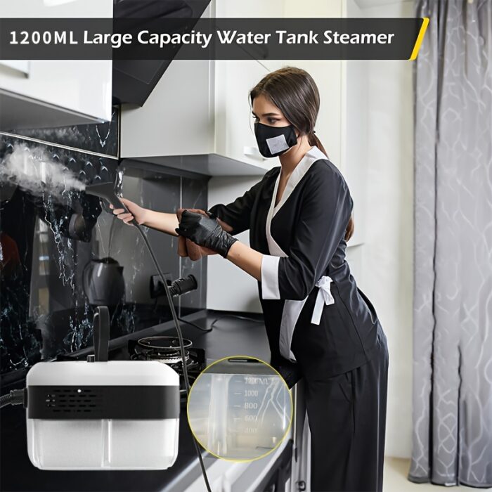 High Pressure Steam Cleaner - Handheld, 1500W, 110V, US Plug, Ideal for Kitchen Fume, Sofa, Small Air Conditioning, Washing Machine, with Multiple Nozzle Attachments, Steam Cleaner for Home Use|Modern Kitchen Cleaner|Durable Construction, Steam Cleaner for Home - 图片 14