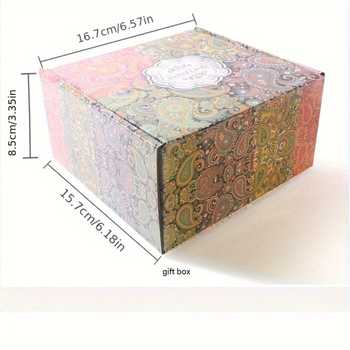 4pcs 3.5oz Scented Candle Gift Set with Elegant Tall Glass and Floral Ethnic Design, Perfect for Weddings, Holidays, Thank You Gifts, Relaxation, and Home Decor Holiday Keepsakes - 图片 8