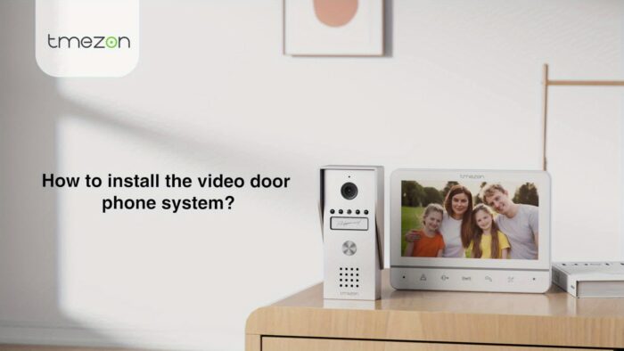 1pc TMEZON Wired Video Doorbell Intercom System with 7" Indoor Monitor & Outdoor Camera - One-Touch Unlock, Two-Way Audio, Night Vision, Heavy-Duty Doorbell Station - Hardwired Security System for Apartment, Office, House - DC Power Supply (No Batteries Needed) - Ideal for Front Door, Commercial/Residential Use, Office Entry Management, Antivandal Construction, Highdefinition Display - 图片 2