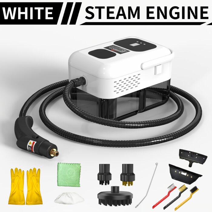High Pressure Steam Cleaner - Handheld, 1500W, 110V, US Plug, Ideal for Kitchen Fume, Sofa, Small Air Conditioning, Washing Machine, with Multiple Nozzle Attachments, Steam Cleaner for Home Use|Modern Kitchen Cleaner|Durable Construction, Steam Cleaner for Home - 图片 5